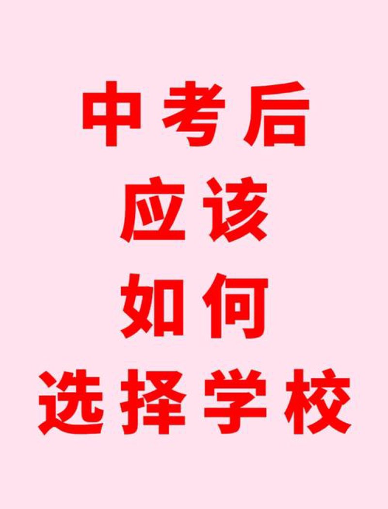 中考择校咨询:一份来自未来的指南